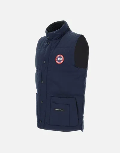 Canada Goose Freestyle Full Zip Down Vest In Blue