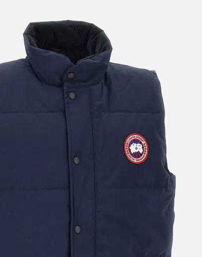 Canada Goose Freestyle Full Zip Down Vest In Blue