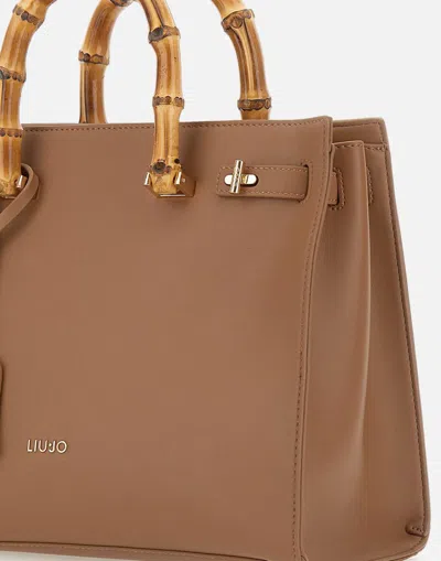 Liu •jo Liu Jo Melek Handbag With Bamboo Handle