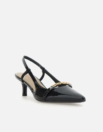 Pinko Gloria Patent Leather Slingback Pumps