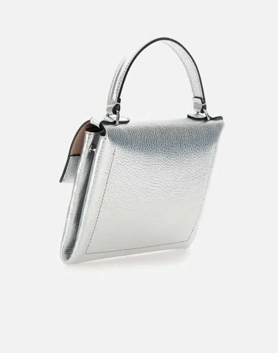 Coccinelle Arlettis Silver Maxi Grain Bag