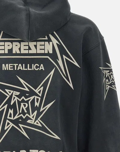 Represent Oversized Zip-up Hoodie With Bold Graphics