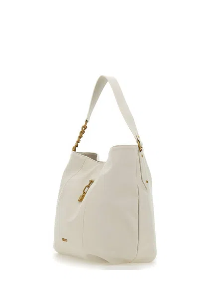 Liu •jo Liu Jo Magena Vegan Leather Cream Shoulder Bag