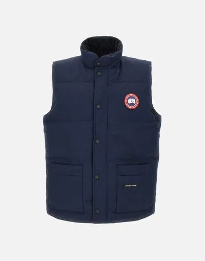 Canada Goose Freestyle Full Zip Down Vest In Blue