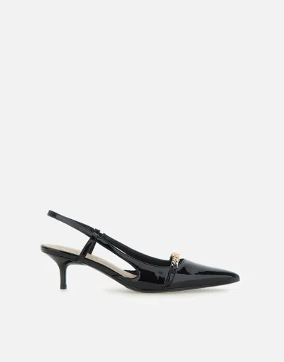 Pinko Gloria Patent Leather Slingback Pumps