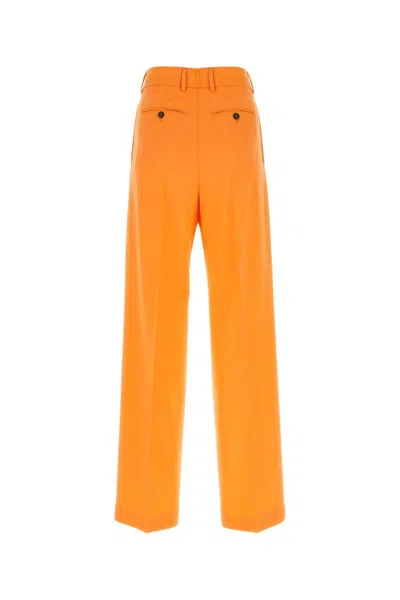 Msgm High-waist Straight-leg Trousers