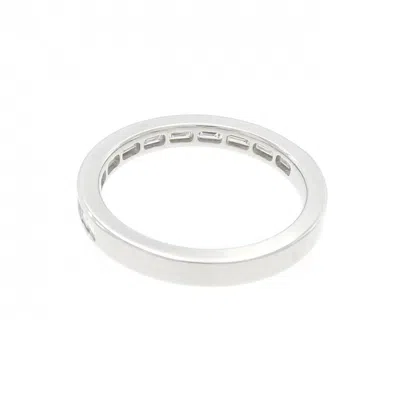 Pre-owned Fred Platinum Platinum 950 Band Ring () In Silver