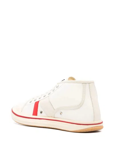 Bottega Veneta Eliot Mid-top Canvas Sneakers In White