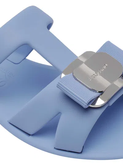 Ferragamo New Vara Bow-detailed Slides