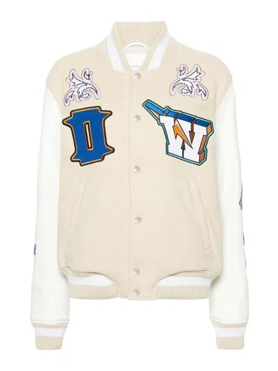 Off-white Off White Thunderbolt Varsity Bom