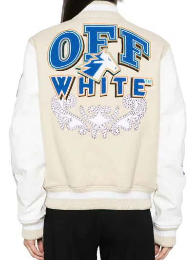 Off-white Off White Thunderbolt Varsity Bom