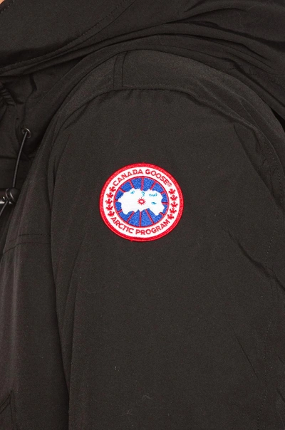 Shop Canada Goose Langford Parka With Coyote Fur Trim In Black
