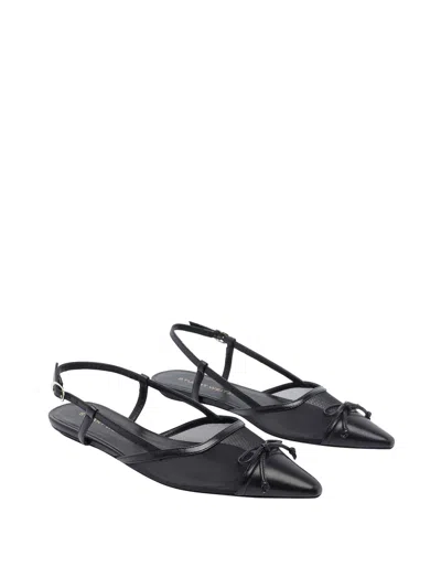 Stuart Weitzman Mid Heel Ballerina Shoes With Pointed Toe