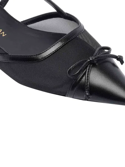 Stuart Weitzman Mid Heel Ballerina Shoes With Pointed Toe