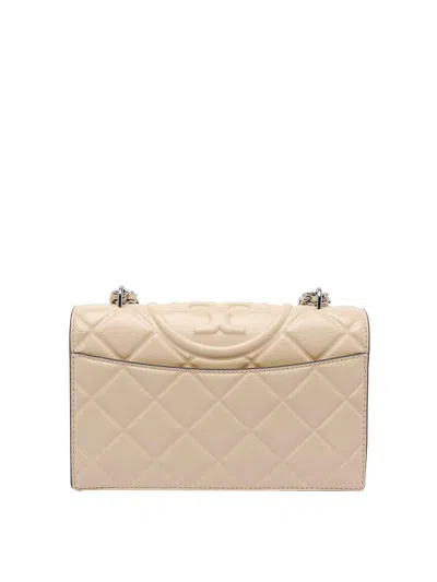 Tory Burch Small Fleming Convertible Shoulder Bag In Neutral