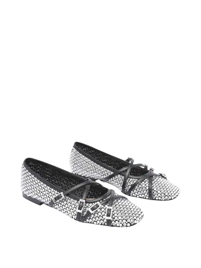 Mach&mach Mach & Mach Mesh Ballerina Flats