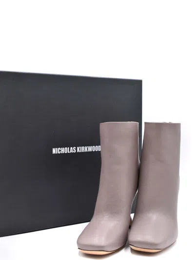 Nicholas Kirkwood Booties In Gray