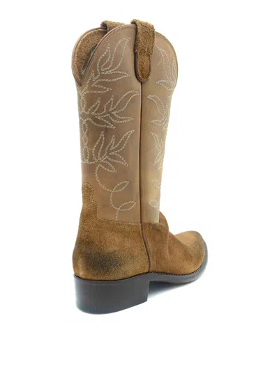 L.a L.a Tex Boots In Brown