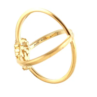 Pre-owned Gucci Yellow Gold Yellow Gold (18k) Band Ring ()