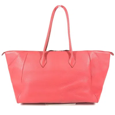 Pre-owned Hermes Paris Bombay Red Color Taurillon Clemence Leather Boston Bag Shoulder Bag ()