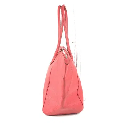 Pre-owned Hermes Paris Bombay Red Color Taurillon Clemence Leather Boston Bag Shoulder Bag ()