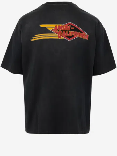 Amiri Mens Black Eagle Graphic-print Cotton-jersey T-shirt