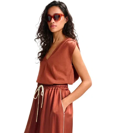 Essentiel Antwerp Hontgomery Rust Trousers