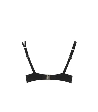 Max Mara Beachwear Adina C Cup Bra Black Bikini Top