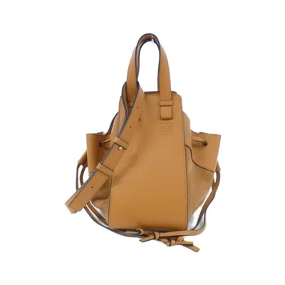Pre-owned Loewe Hammock Silver Leather Shoulder Bag ()