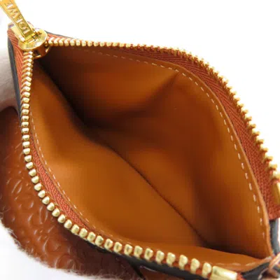 Pre-owned Loewe Repeat Brown Leather Wallet (bi-fold) ()