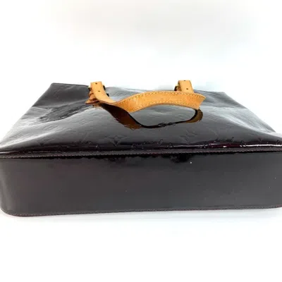 Pre-owned Louis Vuitton Amarante Purple Monogram Vernis Canvas Shoulder Bag Tote Bag ()