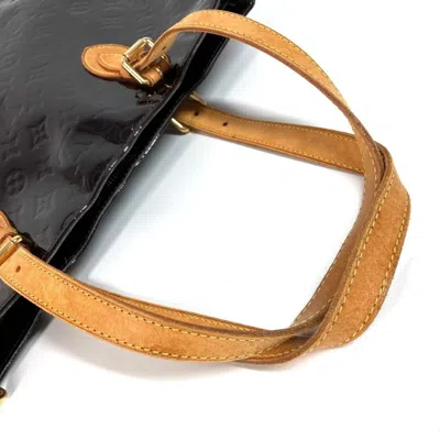 Pre-owned Louis Vuitton Amarante Purple Monogram Vernis Canvas Shoulder Bag Tote Bag ()