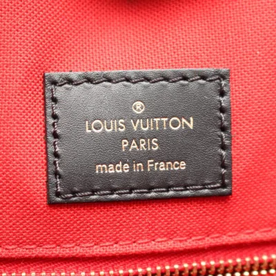 Pre-owned Louis Vuitton Beige Brown Coated Canvas Pvc Monogram Reverse Leather Tote Bag ()