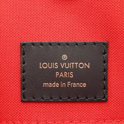 Pre-owned Louis Vuitton Beige Brown Coated Canvas Tote Bag ()