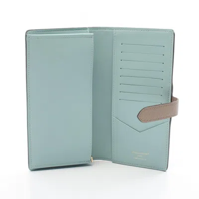 Pre-owned Louis Vuitton Beige Leather Long Wallet (bi-fold) ()