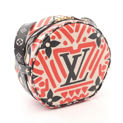 Pre-owned Louis Vuitton Black Multi-color Red Color Coated Canvas Monogram Pvc Shoulder Bag ()