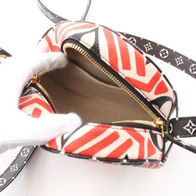 Pre-owned Louis Vuitton Black Multi-color Red Color Coated Canvas Monogram Pvc Shoulder Bag ()