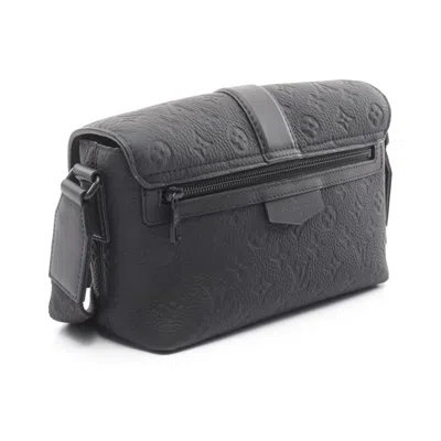 Pre-owned Louis Vuitton Black Noir Monogram Shoulder Bag ()