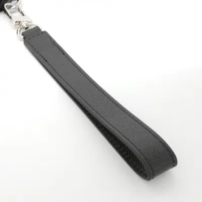 Pre-owned Louis Vuitton Black Taiga Leather Long Wallet (bi-fold) ()