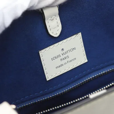Pre-owned Louis Vuitton Blanc White Epi Leather Tote Bag ()