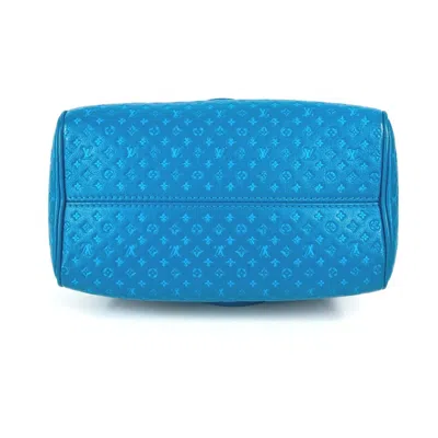 Pre-owned Louis Vuitton Blue Leather Handbag Shoulder Bag ()