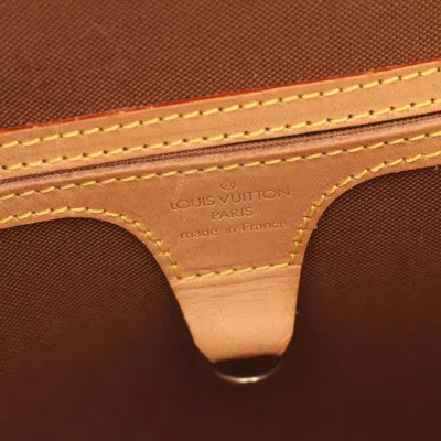 Pre-owned Louis Vuitton Brown Coated Canvas Leather Backpack ()