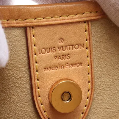 Pre-owned Louis Vuitton Brown Coated Canvas Leather Shoulder Bag ()