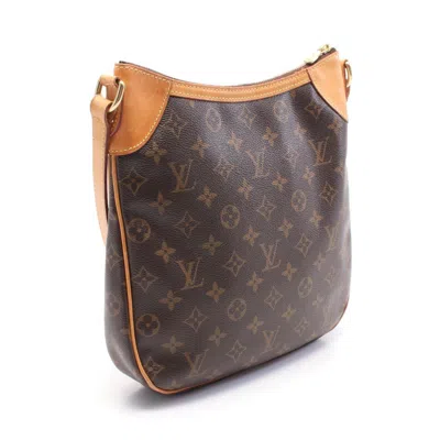 Pre-owned Louis Vuitton Brown Coated Canvas Leather Shoulder Bag ()