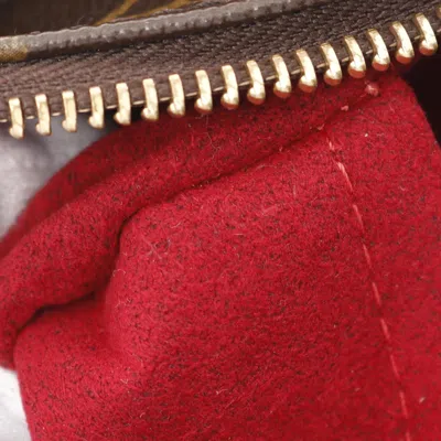 Pre-owned Louis Vuitton Brown Coated Canvas Leather Shoulder Bag ()