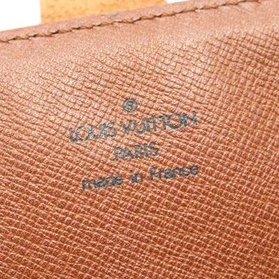 Pre-owned Louis Vuitton Brown Coated Canvas Leather Shoulder Bag ()