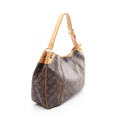 Pre-owned Louis Vuitton Brown Coated Canvas Leather Shoulder Bag ()