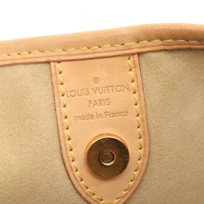 Pre-owned Louis Vuitton Brown Coated Canvas Leather Shoulder Bag ()