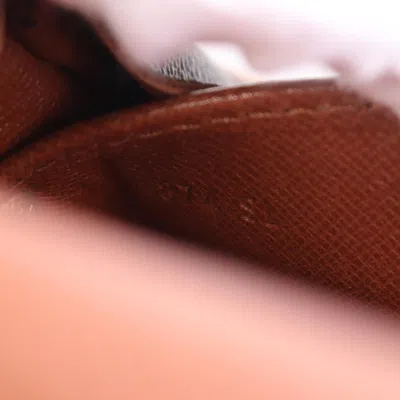 Pre-owned Louis Vuitton Brown Coated Canvas Leather Shoulder Bag ()