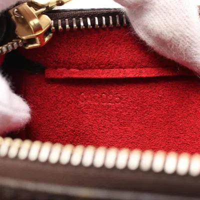 Pre-owned Louis Vuitton Brown Coated Canvas Leather Shoulder Bag ()